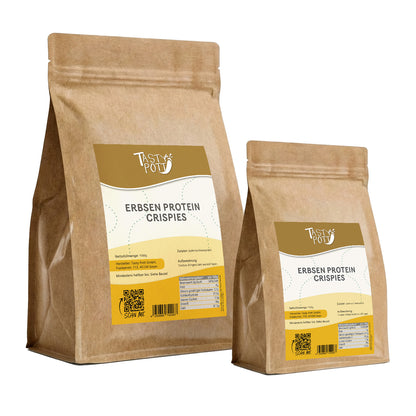 Tasty Pott Erbsenprotein Crispies 57% Eiweiß - im Beutel