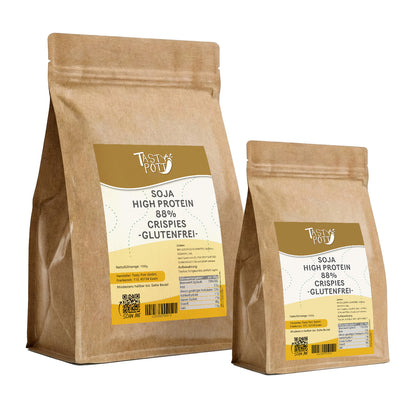 Tasty Pott High Protein Soja Crispies 88% Eiweiß - im Beutel