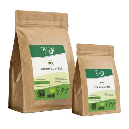 Tasty Pott Bio Curryblätter ganz & getrocknet -  im Beutel