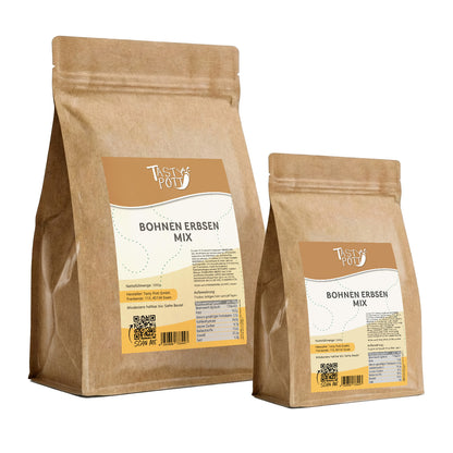 Tasty Pott Bohnen-Erbsen Mix, geröstet und gesalzen - im Beutel