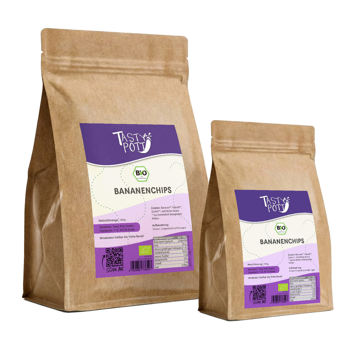 Tasty Pott Bio Bananenchips - im Beutel — Abbildung 9