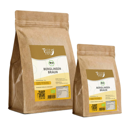 Tasty Pott Bio Berglinsen - braun - im Beutel