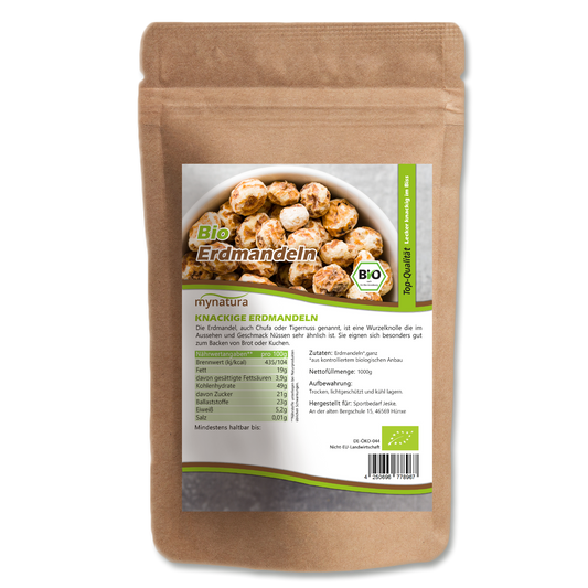 Mynatura Bio Erdmandeln - ganze Nuss 1kg