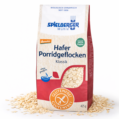Spielberger Mühle Porridgeflocken, Hafer Klassik, glutenfrei, (425g)