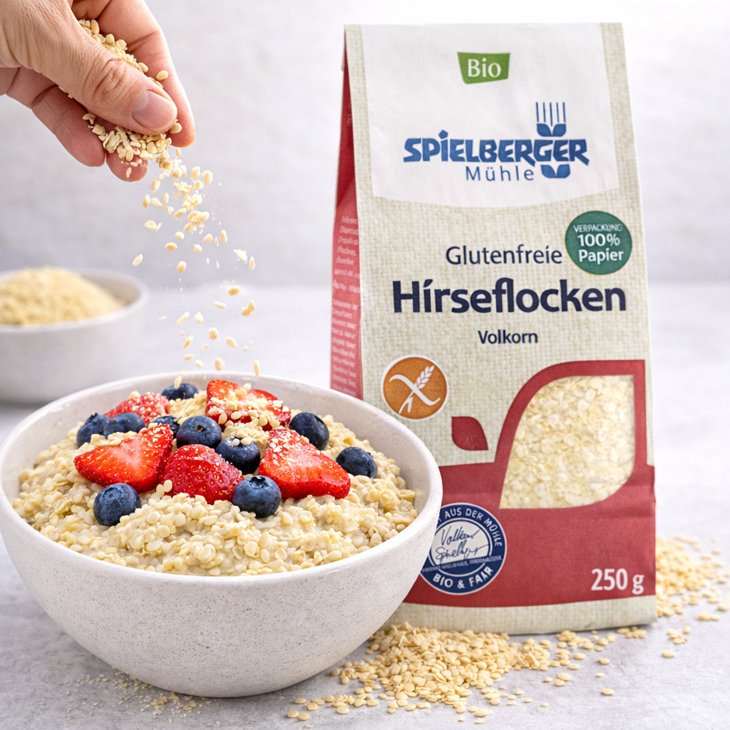 Spielberger Bio Glutenfreie Hirseflocken - 250g