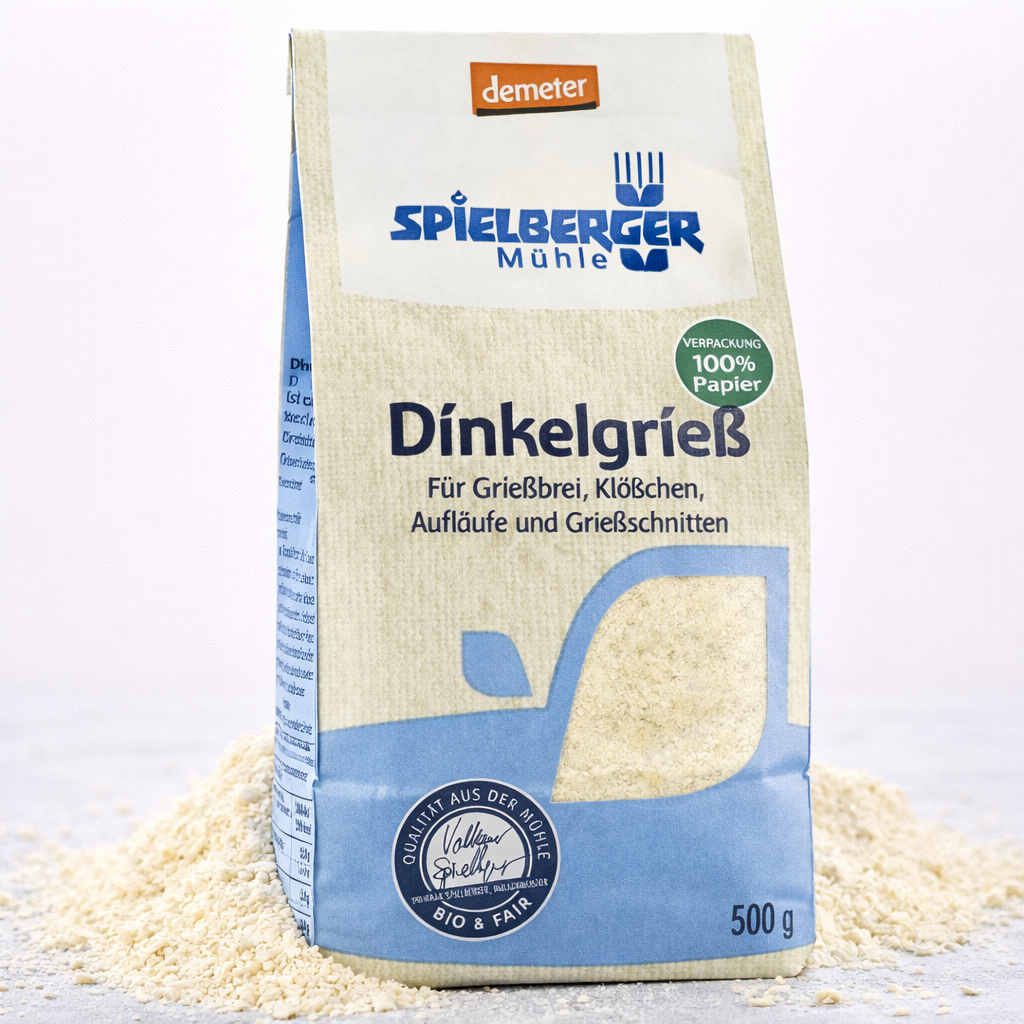 Spielberger Bio Dinkelgrieß, demeter ab 500g
