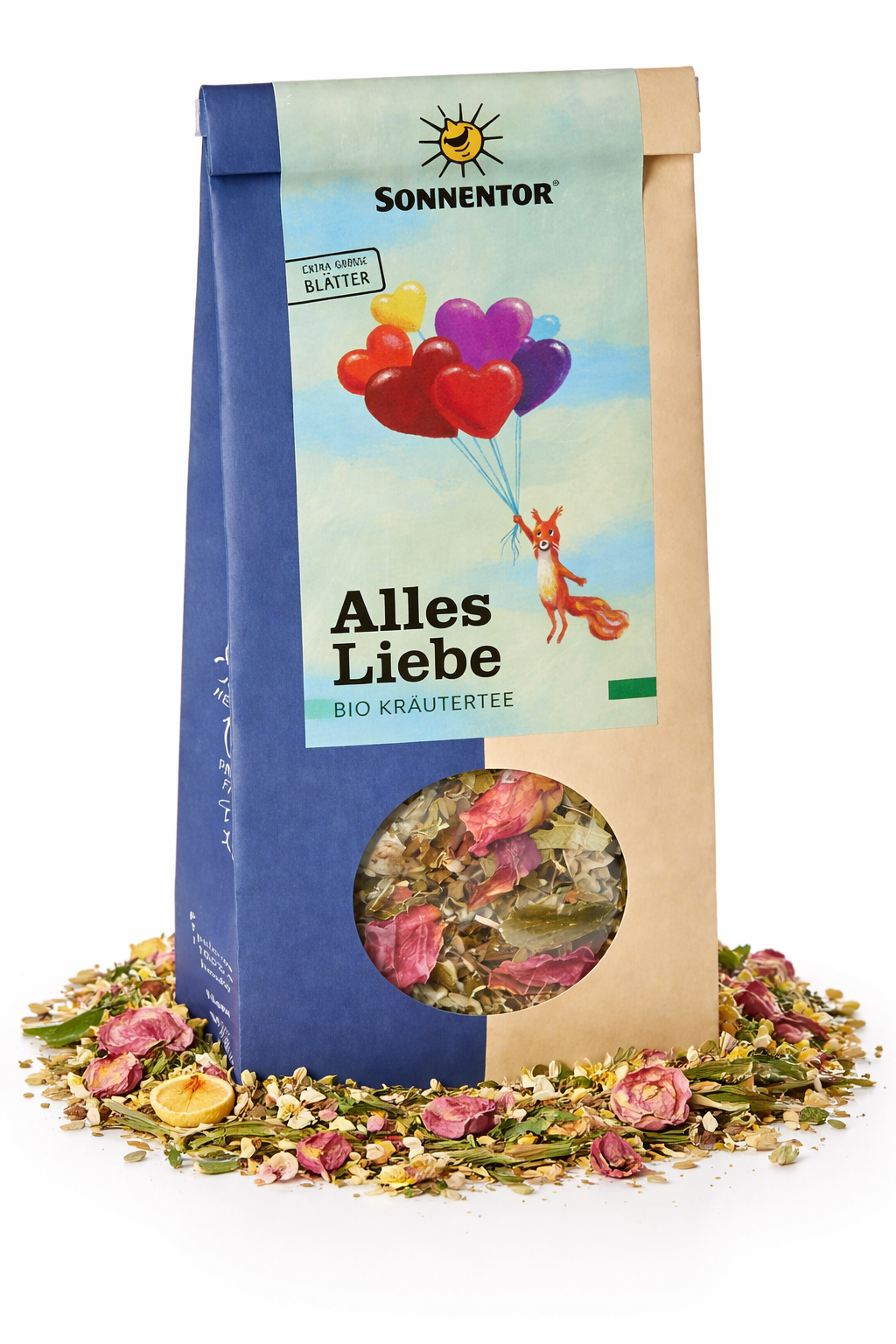 Bio Kräutertee von Sonnentor, lose, 50g, mit frischen Kräuterblättern für einen natürlichen Geschmack.