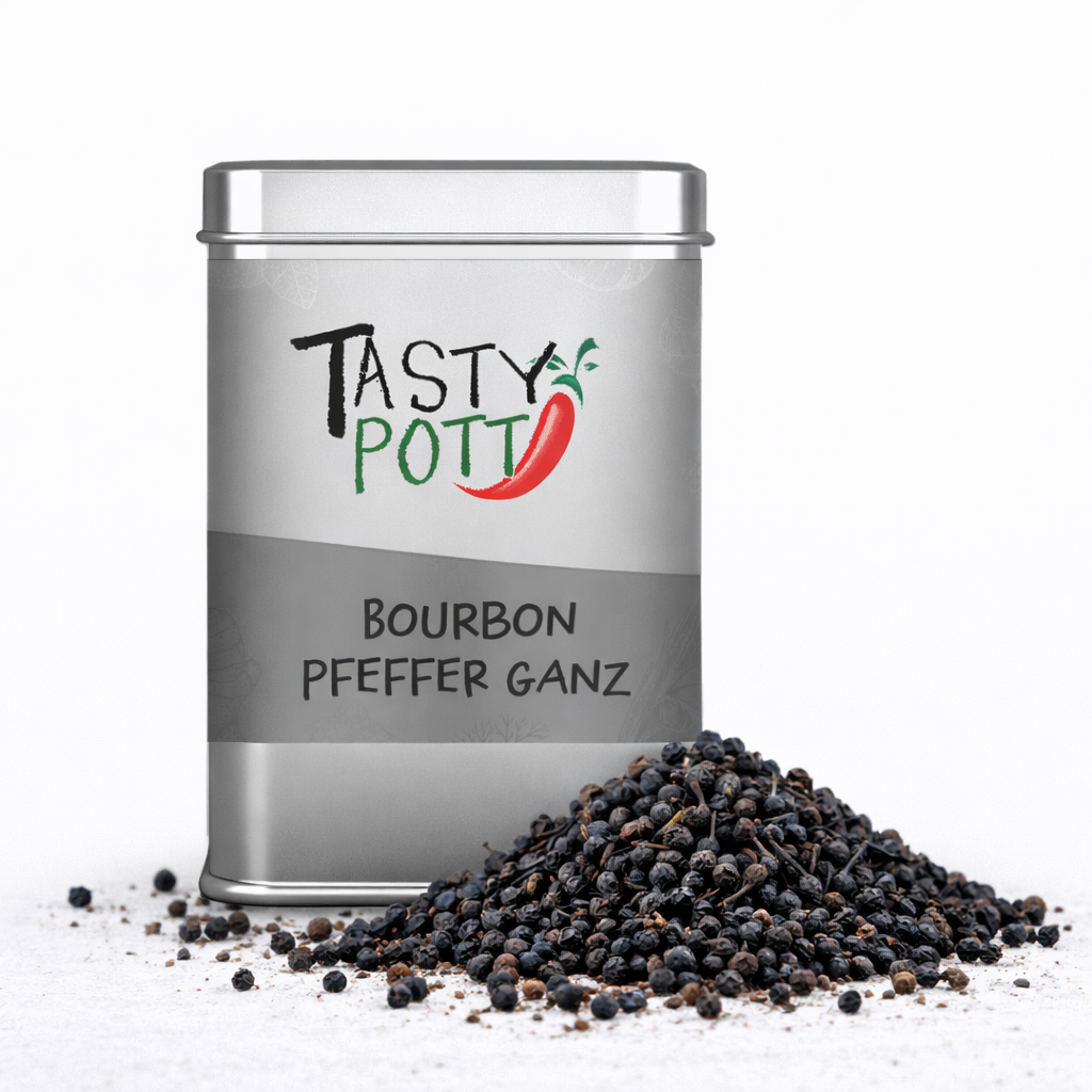Tasty Pott Bourbon Pfeffer - schwarz, ganz 50g