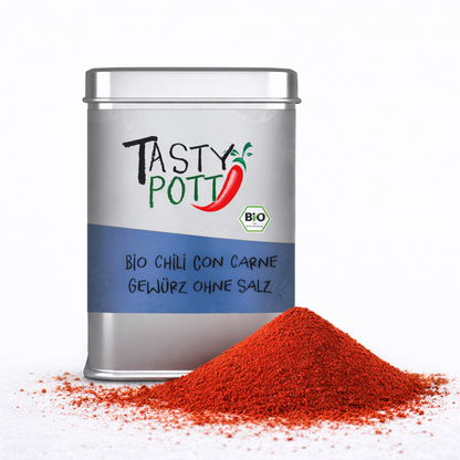 Tasty Pott Bio Chili con Carne Gewürz - ohne Salz - 100g Dose