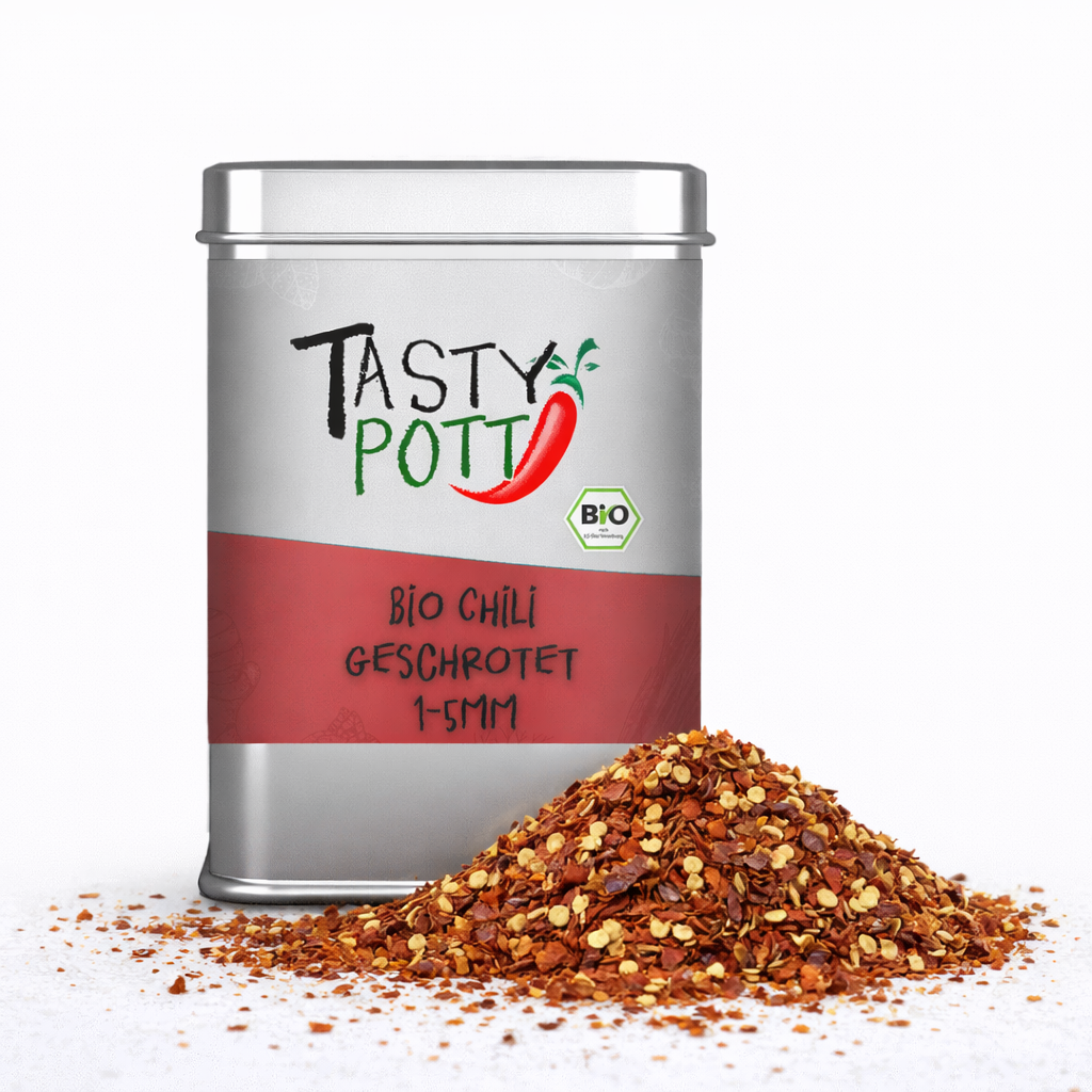 Tasty Pott Bio Chili geschrotet - mit Saat - 60g
