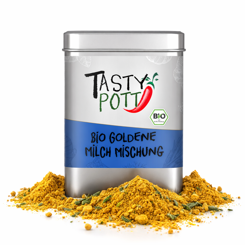 Tasty Pott Bio Goldene Milch Mischung - 80g Dose