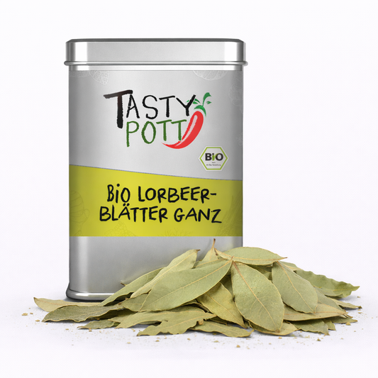 Tasty Pott Bio Lorbeerblätter getrocknet - 5g Dose