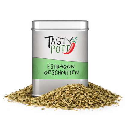 Tasty Pott Estragon getrocknet & geschnitten 30g Dose