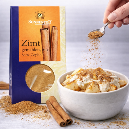 Sonnentor Zimt gemahlen (Sorte Ceylon), 1er Pack (1 x 40 g) - Bio - fit and life shop