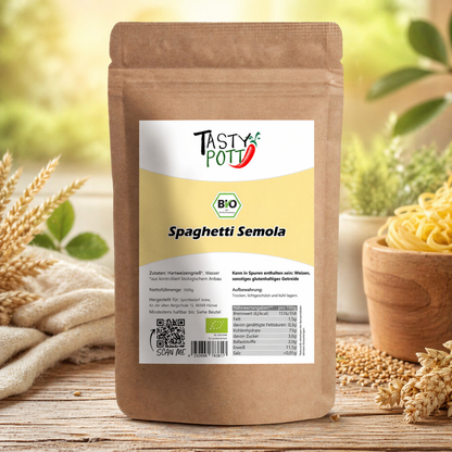 Tasty Pott Bio Spaghetti Semola - im Beutel