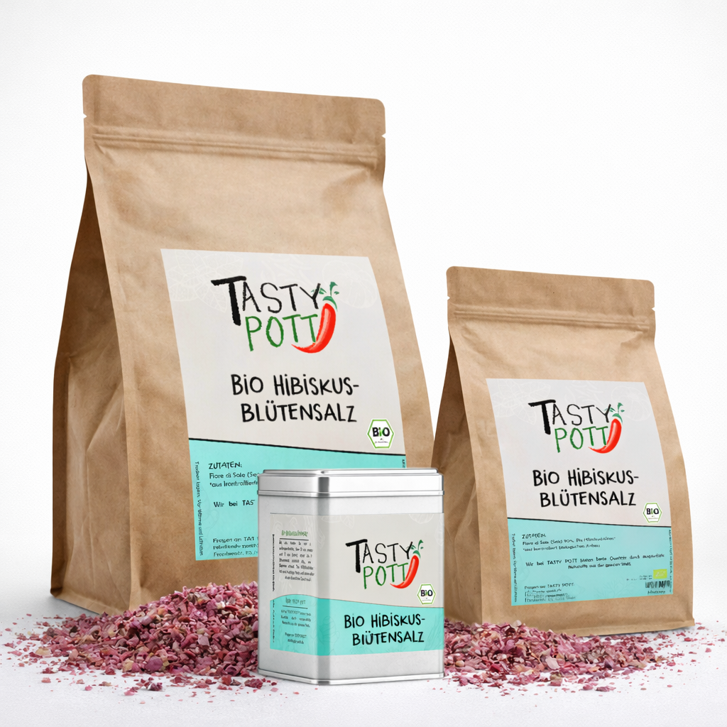 Tasty Pott Bio Hibiskusblütensalz - im Beutel