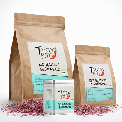 Tasty Pott Bio Hibiskusblütensalz - im Beutel