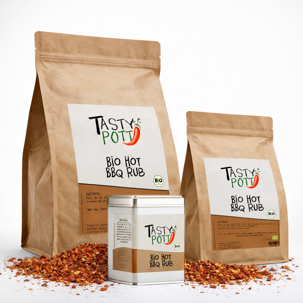 Tasty Pott Bio Hot BBQ Rub - im Beutel