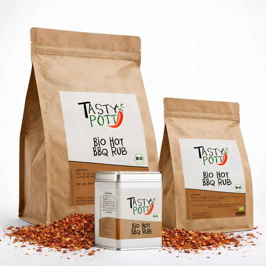 Tasty Pott Bio Hot BBQ Rub - im Beutel