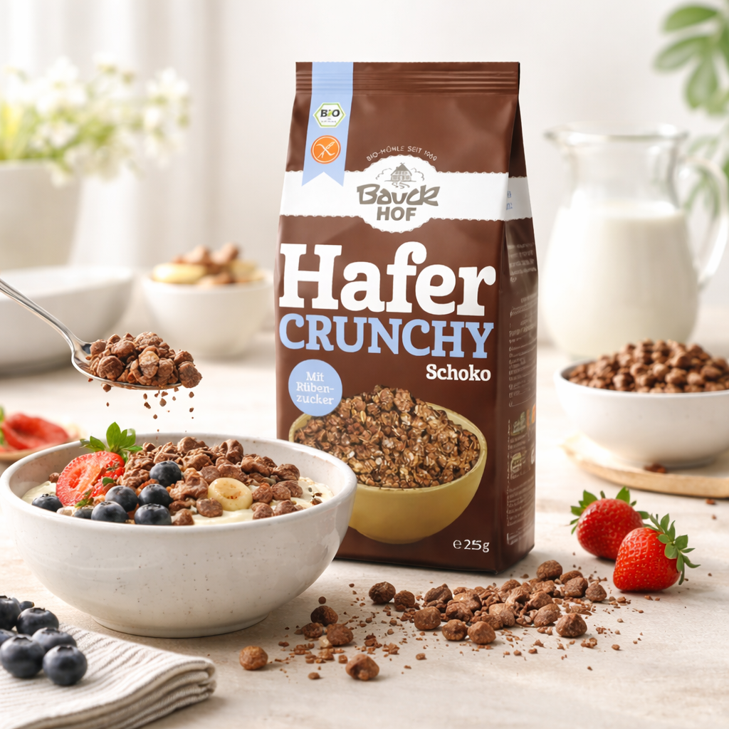 Bauckhof Bio Hafer Crunchy Schoko 325g