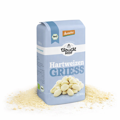 Bauckhof Bio Hartweizen Grieß 500g