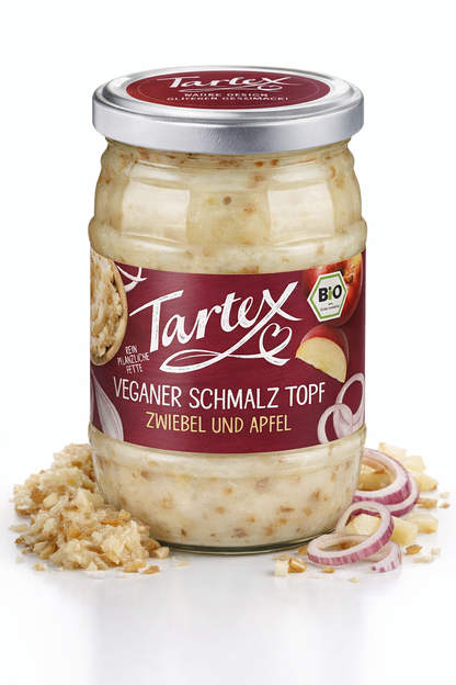 Tartex Bio Freiburger Schmalz-Töpfle mit Zwiebeln und Äpfeln (1 x 250 gr)