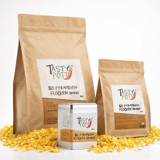 Tasty Pott Bio Pyramidenflocken - Orange -  im Beutel