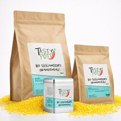 Tasty Pott sizilianisches Bio Orangensalz - im Beutel