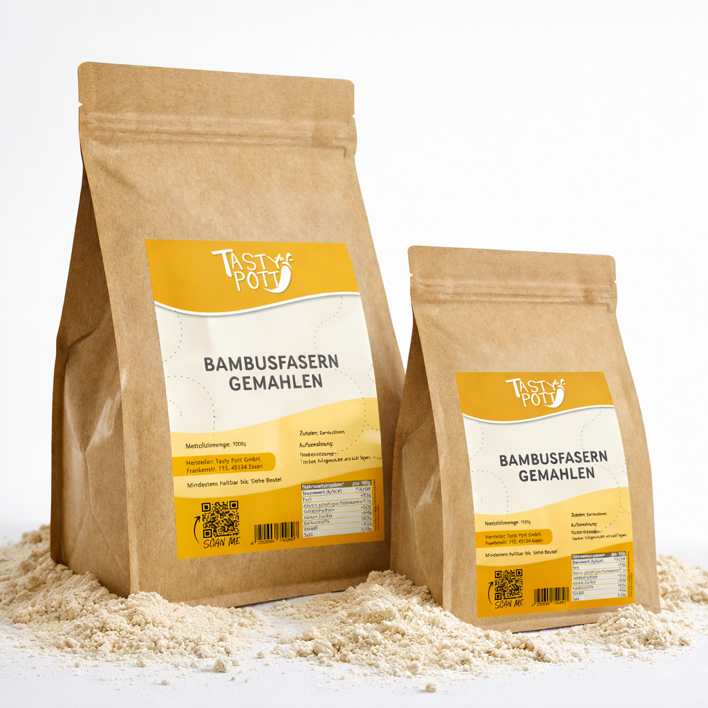 Tasty Pott Bambusfasern gemahlen - im Beutel