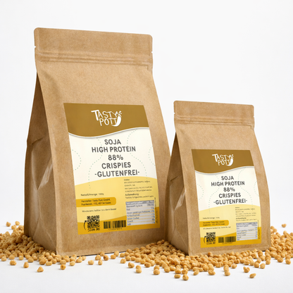 Tasty Pott High Protein Soja Crispies 88% Eiweiß - im Beutel