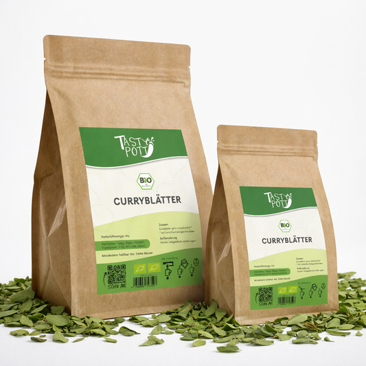 Tasty Pott Bio Curryblätter ganz & getrocknet -  im Beutel