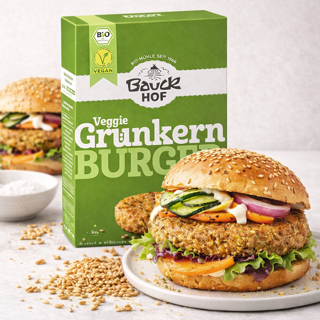 Bauckhof Bio Grünkern-Burger Mix (6x160g)