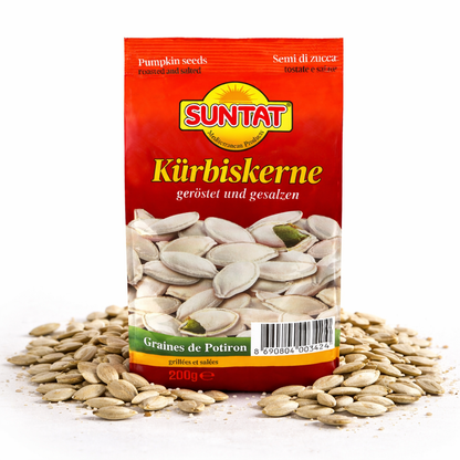 SUNTAT Kürbiskerne geröstet und gesalzen (2x200g) - fit and life shop