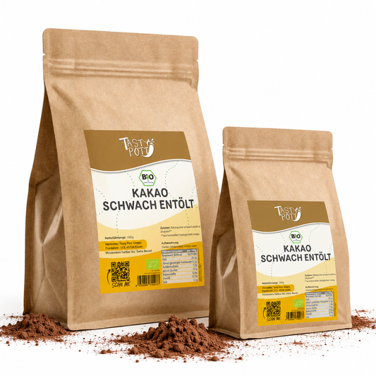 Tasty Pott Bio Kakao schwach entölt - 1kg Beutel