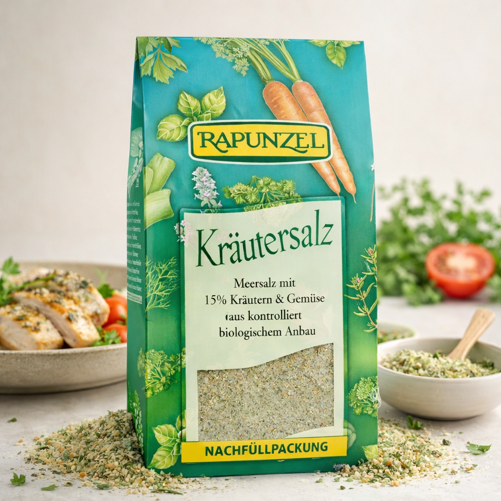 Rapunzel Kräutersalz mit 15% Kräutern und Gemüse (500g) - fit and life shop