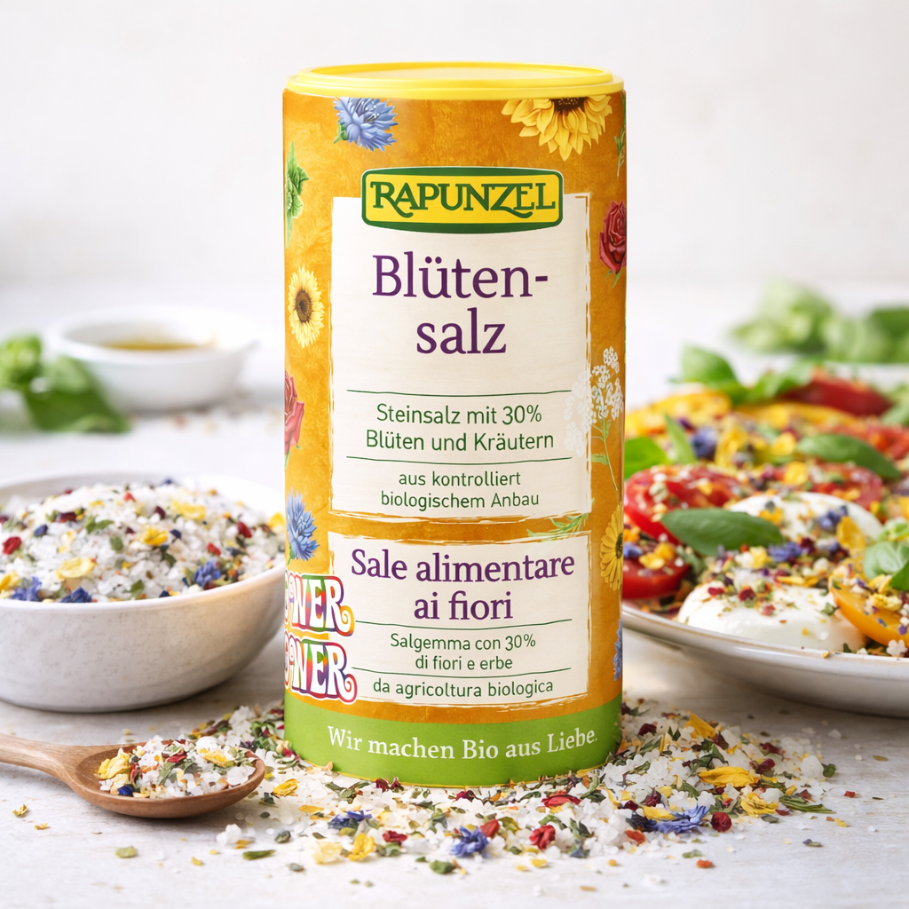 Rapunzel Blüten-Kräutersalz "Flower Power" (90g) - fit and life shop