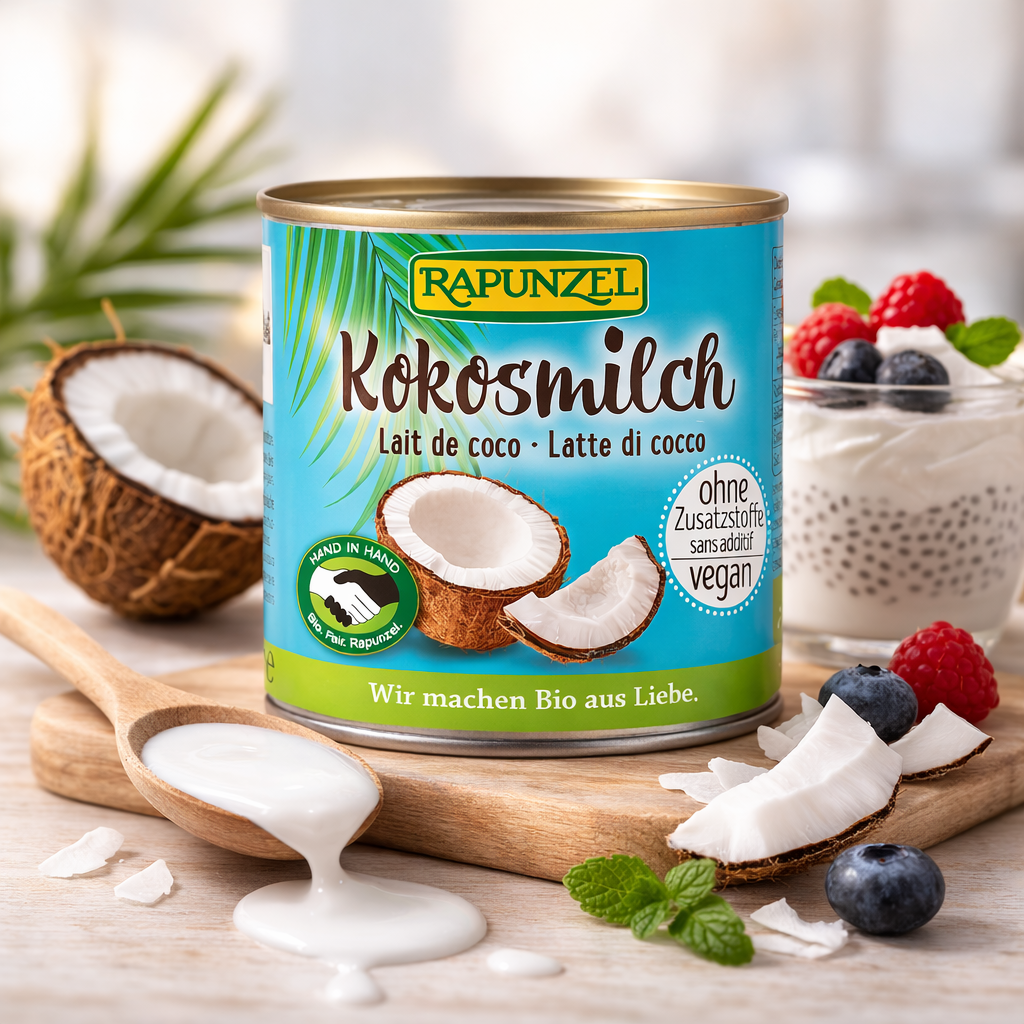 Rapunzel Bio Kokosmilch HIH  200 ml - fit and life shop