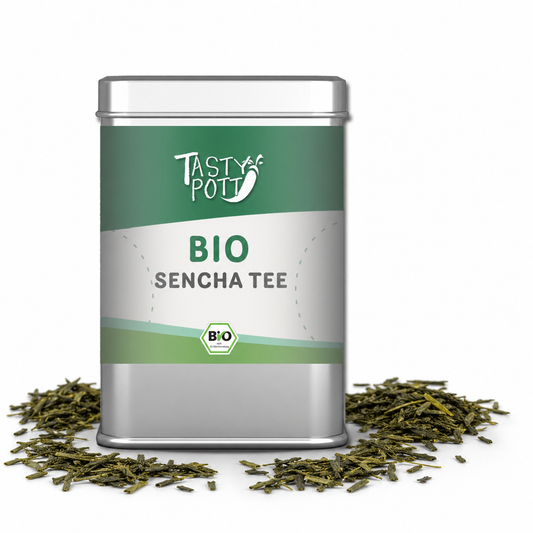 Tasty Pott Bio Grüner Sencha Tee - 50g Dose