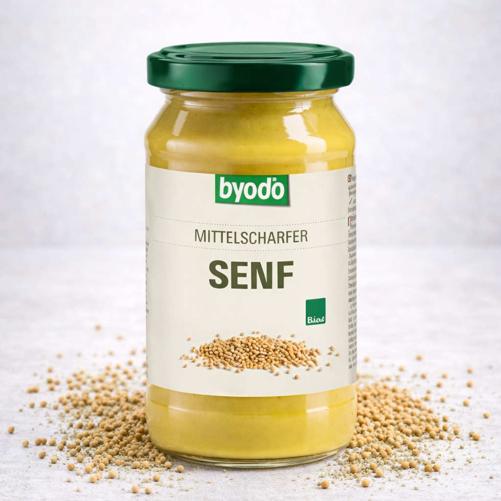 Byodo Bio Mittelscharfer Senf (200 g)
