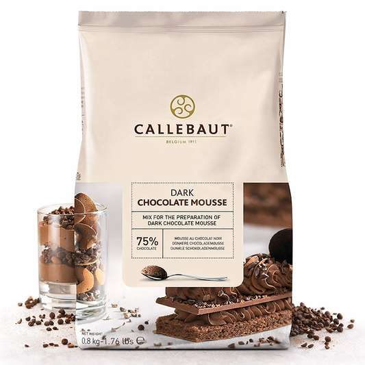 Callebaut Dark Chocolate Mousse - 75% Chocolate 800g