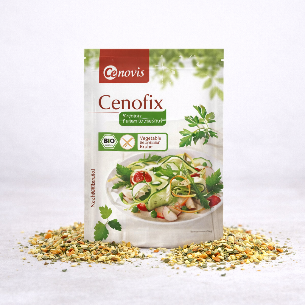 Bio Cenofix mit Kräutern von Cenovis, Kochzutat in Beuteln, mit frischen Kräutern für aromatisches Kochen