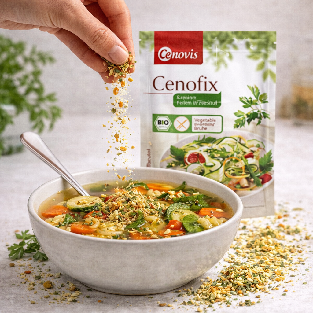 Bio Cenofix mit Kräutern von Cenovis, Kochbeutel mit Kräutergeschmack, 12er Pack, für aromatische Gerichte