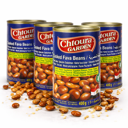 Chtoura Garden Foul Medammas, ab 400g, frisch gekochte Kichererbsen in einer Schüssel, für traditionelle Nahgericht-Küche