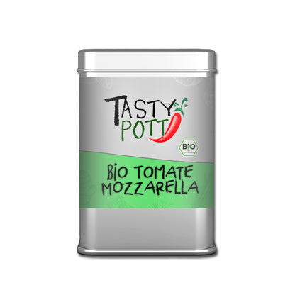 Tasty Pott Bio Tomate Mozzarella Würze - 80g Dose