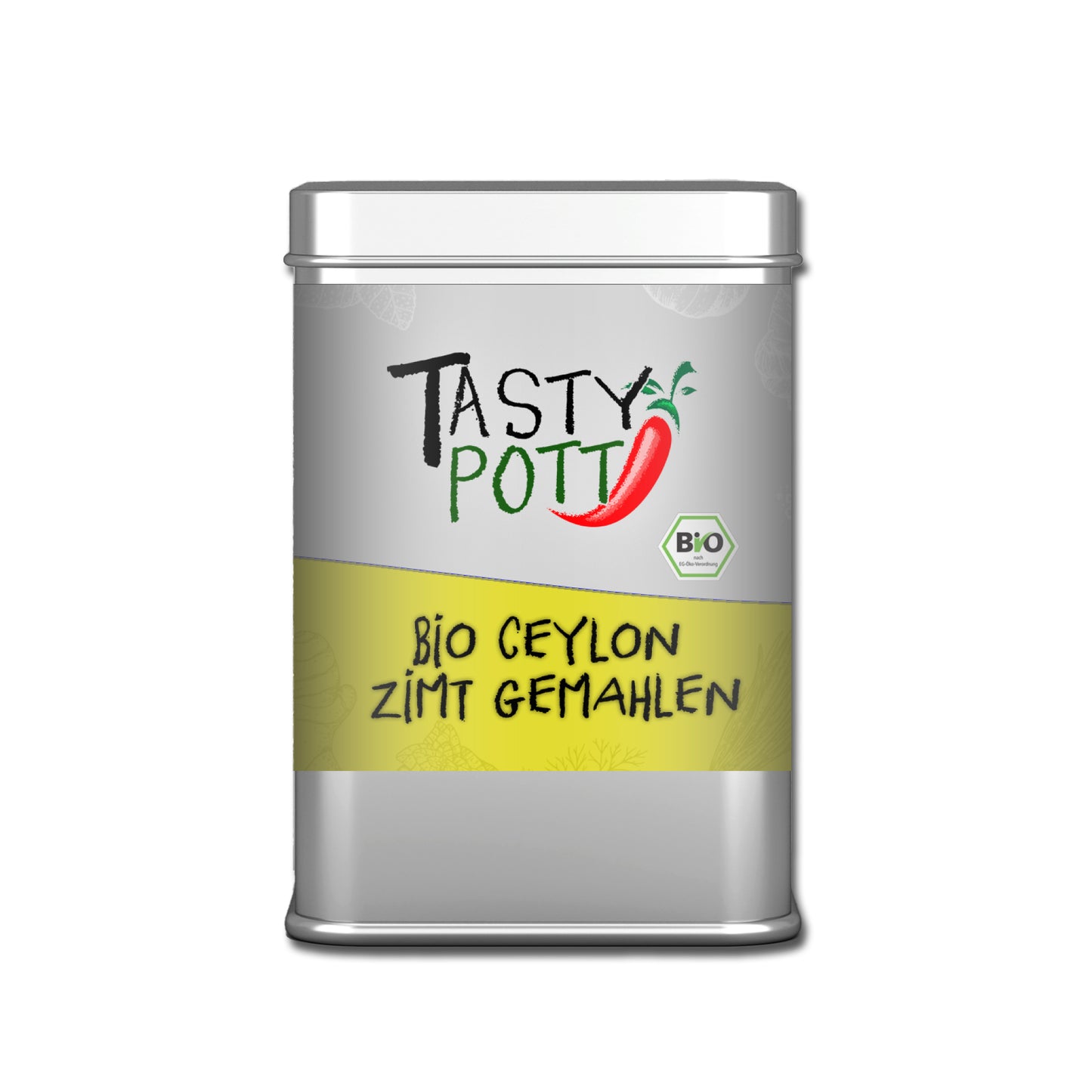 Tasty Pott Ceylon Zimt Pulver - Bio Qualität - 100g Dose