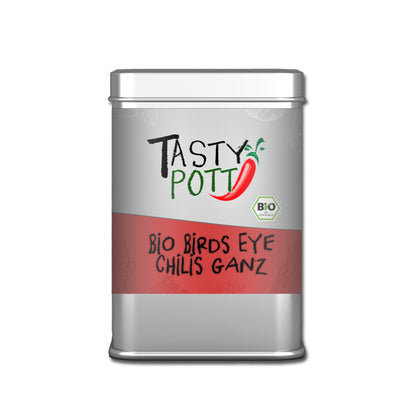 Tasty Pott Bio Birds Eye Chili ganz - 30g Dose
