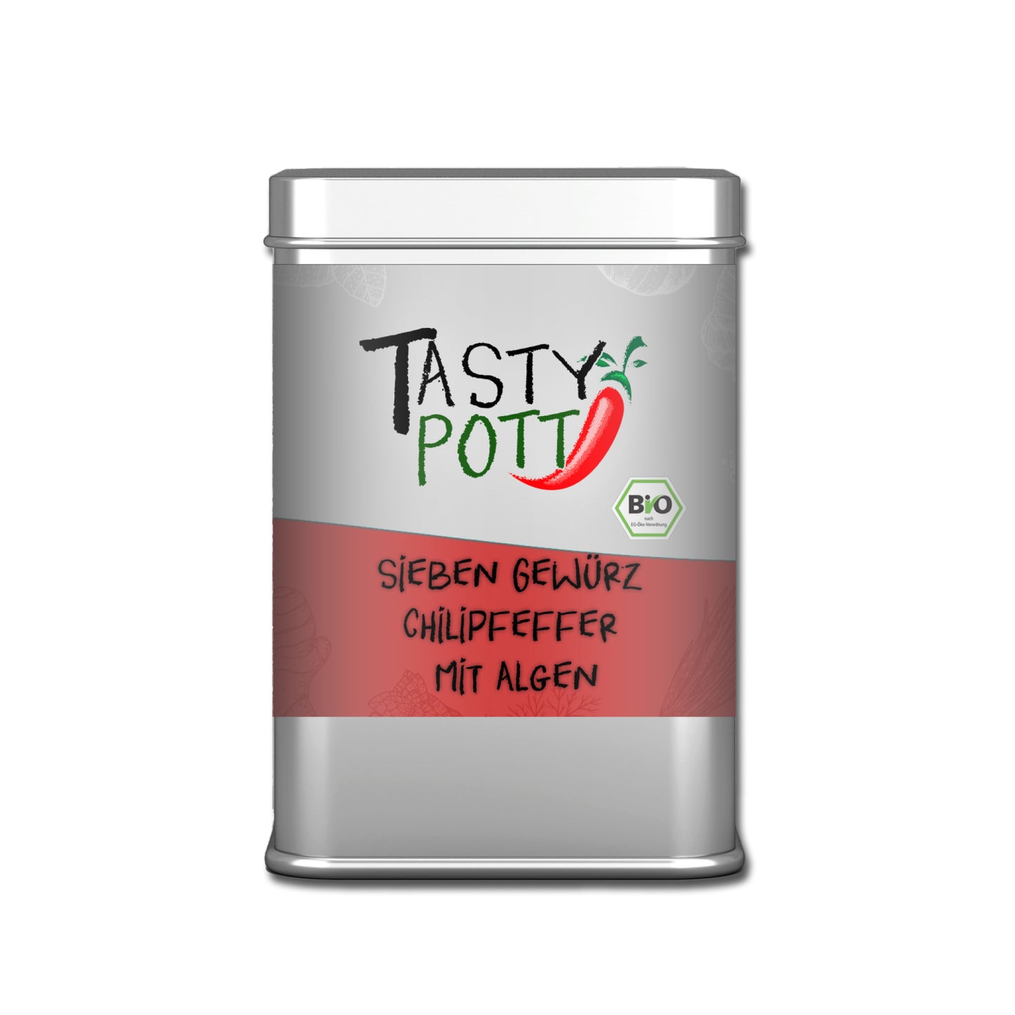 Tasty Pott Scharfer 7 Gewürze Chilipfeffer mit Algen - im Beutel