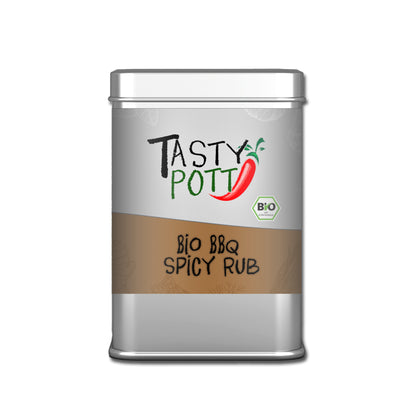 Tasty Pott Bio BBQ Rub Spicy - Gewürzmischung - 100g