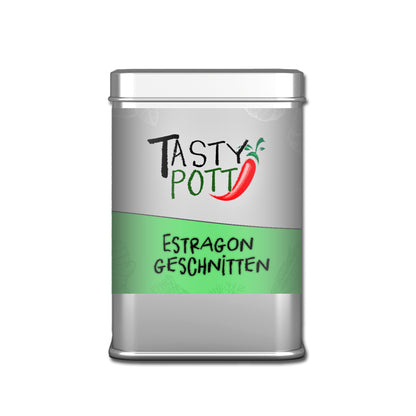 Tasty Pott Estragon getrocknet & geschnitten 30g Dose