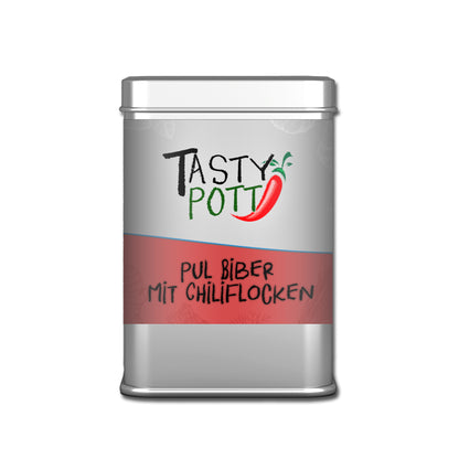 Tasty Pott Pul Biber mit Chiliflocken 50g Dose